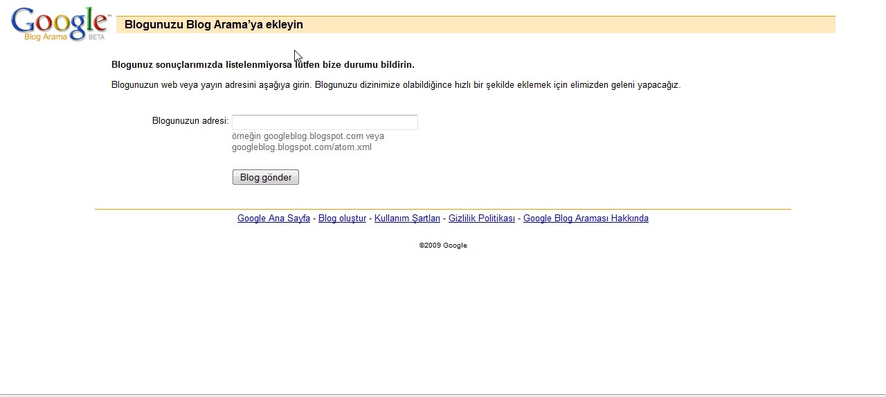 google blog açma
